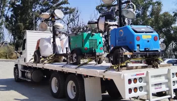 Transporte De Equipo Electríco Pesado Generando KW